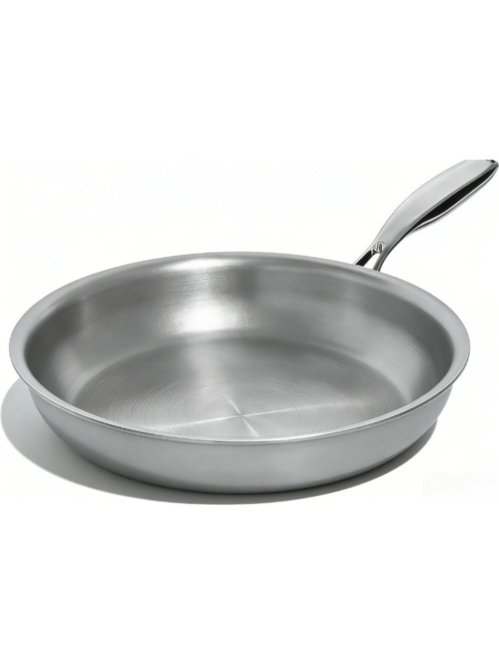 12" Stainless Steel Frying Pan - Non-Toxic, Oven Safe, Induction Ready, Heavy